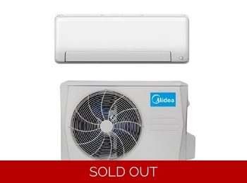 Midea 12K-Btu 25.5 SEER2 Mini Split Heat Pump (-13°F) E-Star: 13.1 EER/10.7 HSPF (R454B)